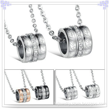 Lover Pendant Stainless Steel Jewelry Fashion Necklace (HR2054)